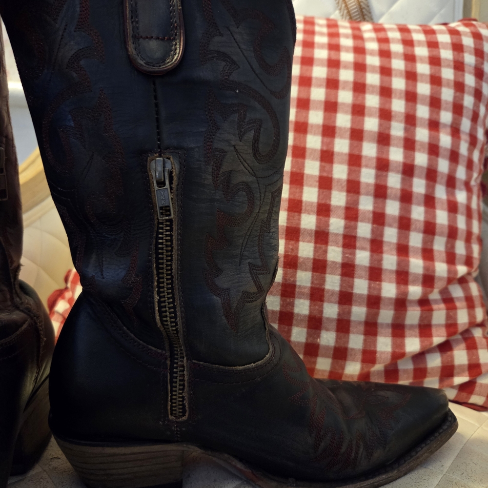 Freebird Wilson Womens' Western/ Cowgirl Leather Boots - Picture 4 of 11
